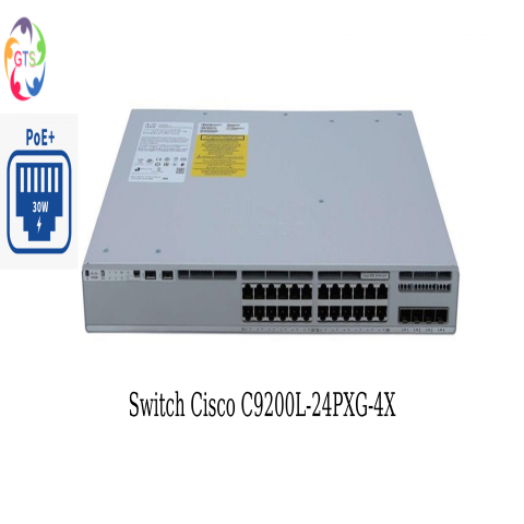 Switch Cisco C9200L-24PXG-4X-A