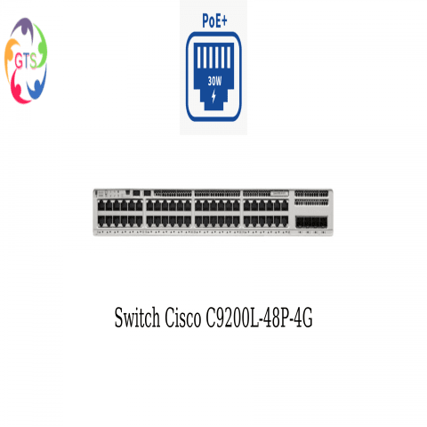 Switch Cisco C9200L-48P-4G-E