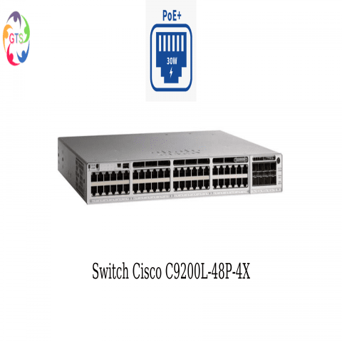 Switch Cisco C9200L-48P-4X-A