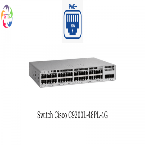 Switch Cisco C9200L-48PL-4G-A